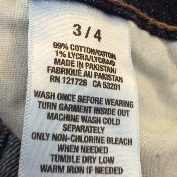 Aeropostale Ripped Jean Bermuda Shorts - Picture 3 of 3